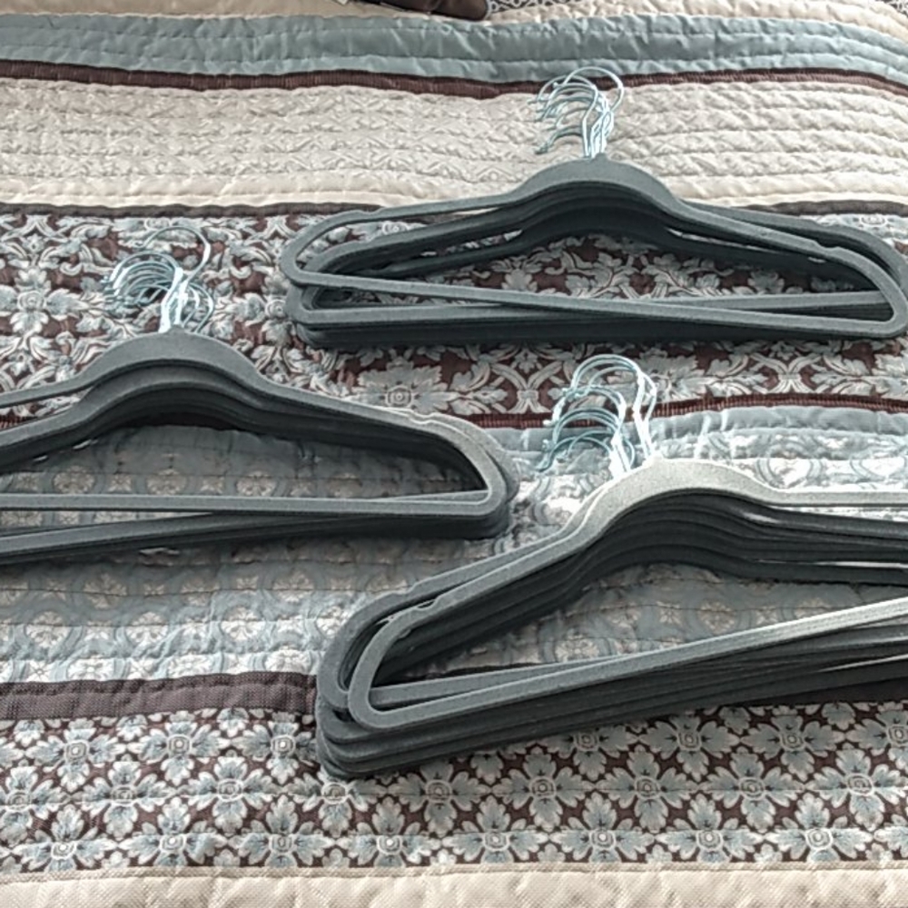 Velvet hangers